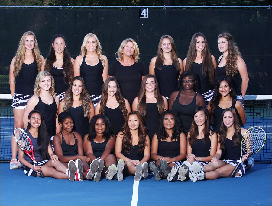 Girls Tennis team photo